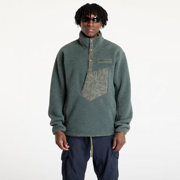 Mikina adidas Terrex Xploric High Pile Fleece Pullover Legend Ivy L