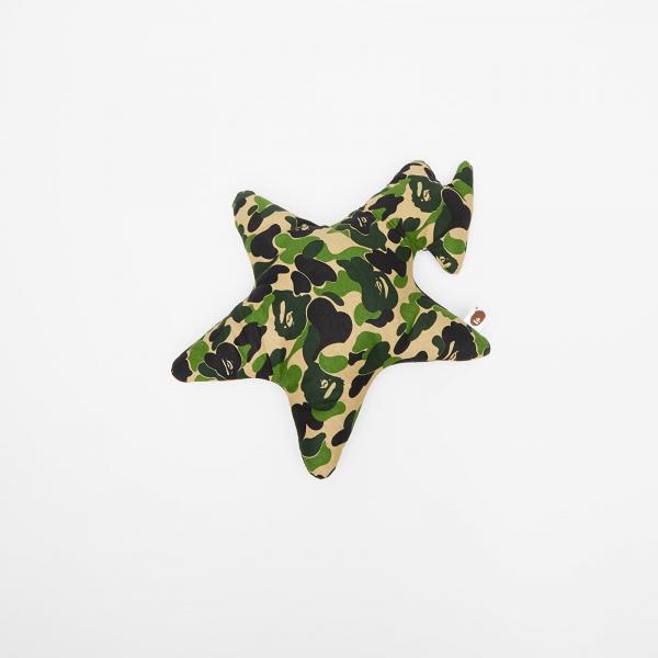 A BATHING APE Abc Camo Sta Cushion M Green Universal