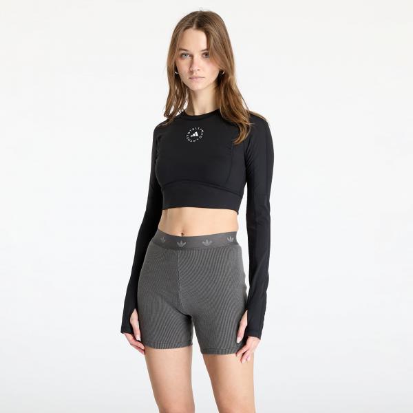 Tričko adidas x Stella Mccartney Truestrength Yoga Cro-Packed Longsleeve Top Black L