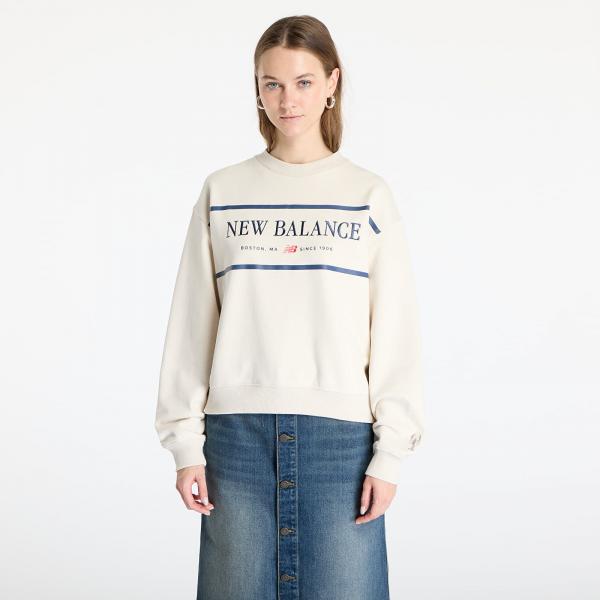 Mikina New Balance Athletics Nautical Lobster Crew Sweatshirt Linen L