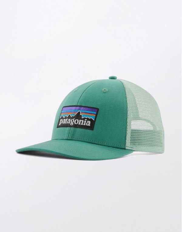 Patagonia P-6 Logo LoPro Trucker Hat Heartleaf Green