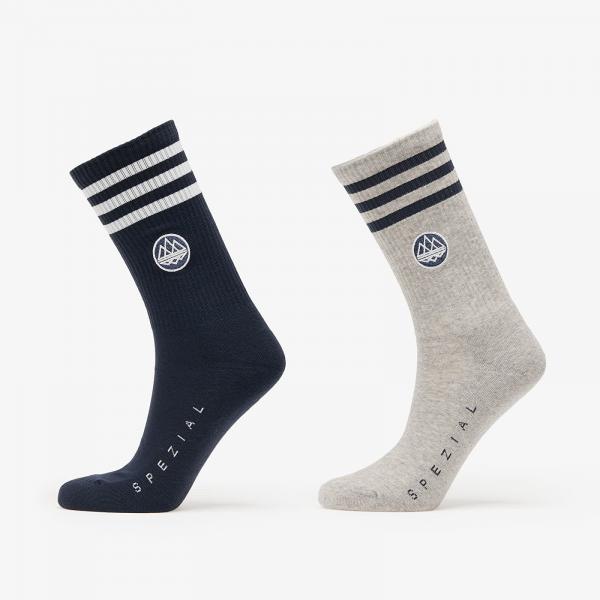 adidas Spezial Socks 2-Pack Night Navy/ Medium Grey Heather XL