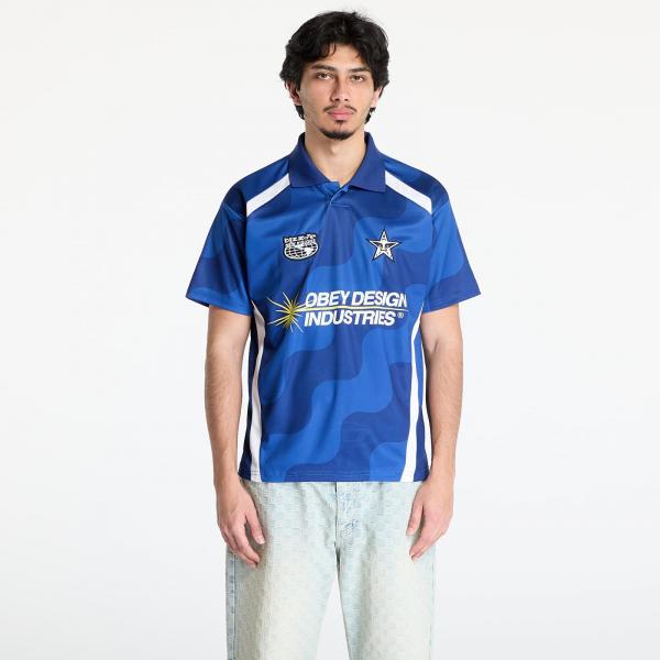 Dres OBEY Soccer Jersey Blue Multi L
