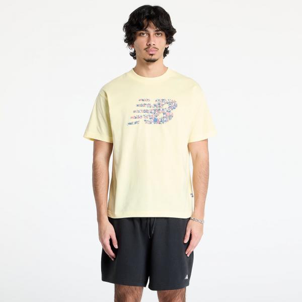 Tričko New Balance Nautical Logo T-Shirt Yellow XL