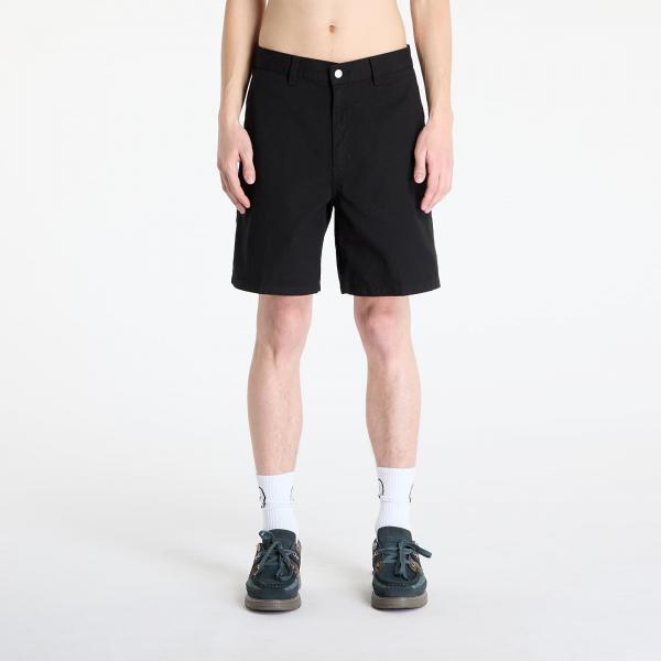 Šortky Carhartt WIP Drewe Short Black Rinsed XS