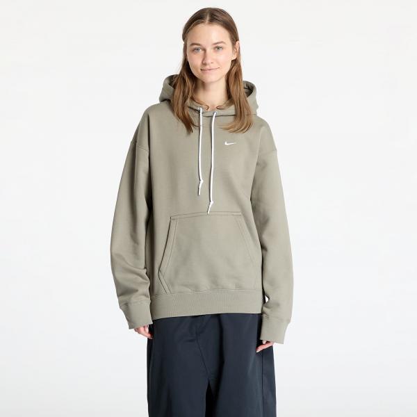 Mikina Nike M Nk Solo Swoosh Fleece Po Hoodie Light Army S