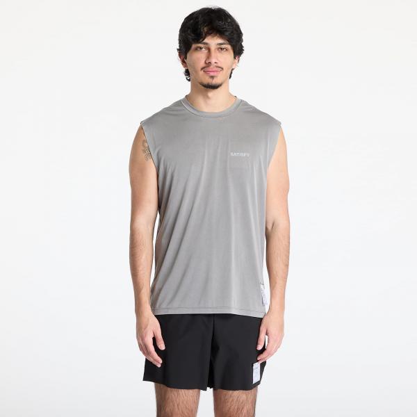Tričko Satisfy AuraLite Muscle Tee Mineral Graphite XL