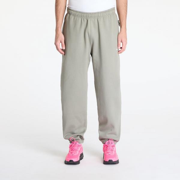Tepláky Nike Solo Swoosh Men's Fleece Pants Light Army/ White L