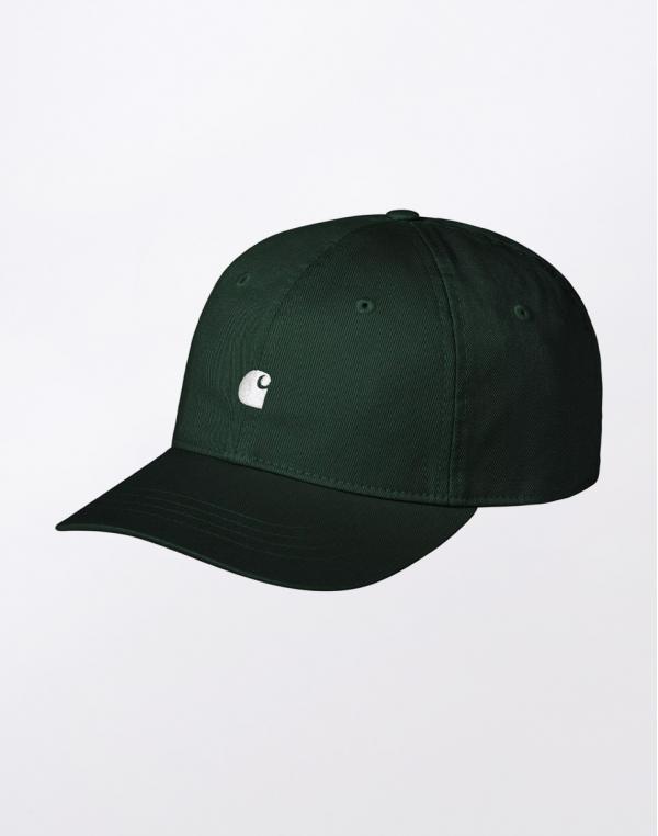 Carhartt WIP Madison Logo Cap Conifer/White