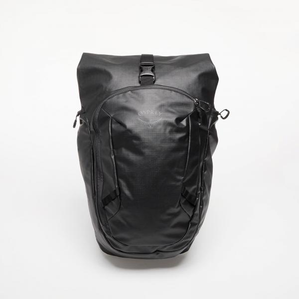 Batoh Osprey Transporter Roll Top Backpack Raven Black/ Black 30 l