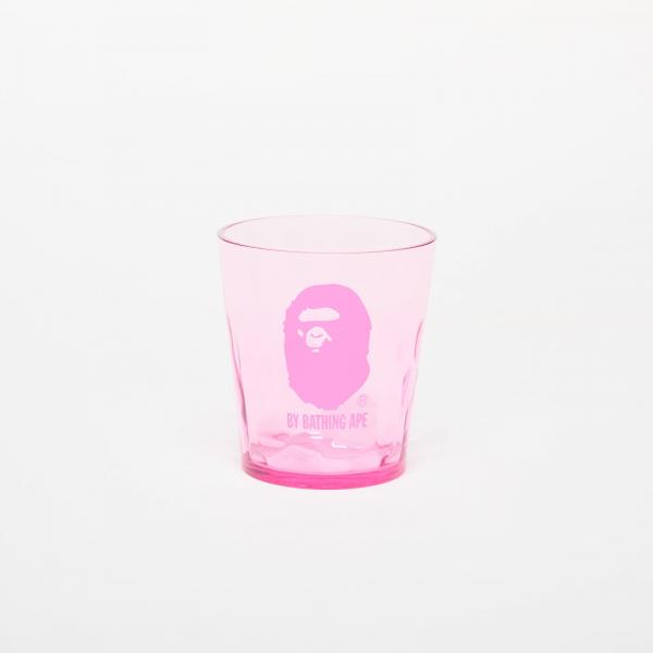 A BATHING APE Bape X Plakira - Ape Head Glass Pink Universal