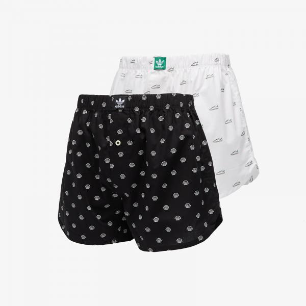 Boxerky adidas Comfort Core Cotton Icon Woven Boxers 2-Pack Multicolor M
