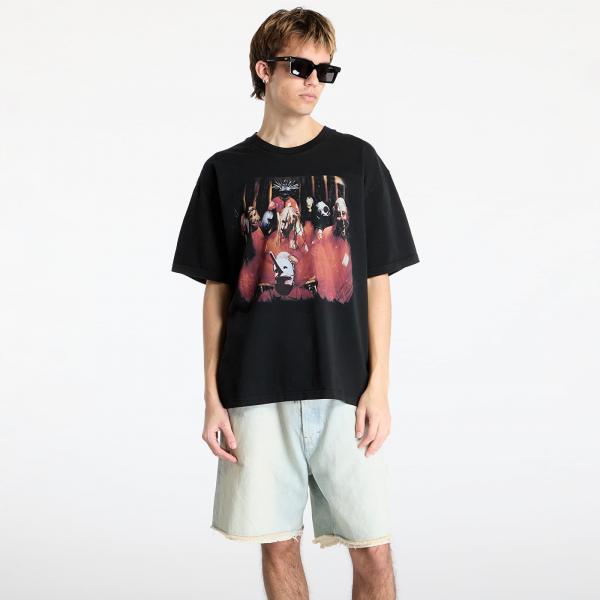 Tričko PLEASURES x Slipknot Self Titled Heavyweight Shirt Black S