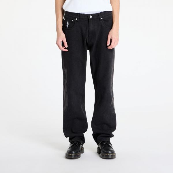 Kalhoty PLEASURES x Slipknot 5 Pocket Pant Black 28