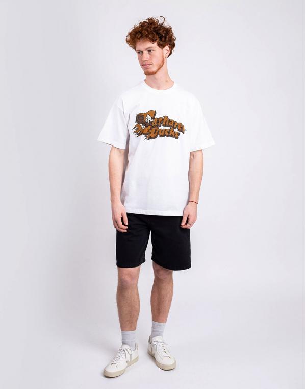 Tričko Carhartt WIP S/S Flaming Ducks T-Shirt White