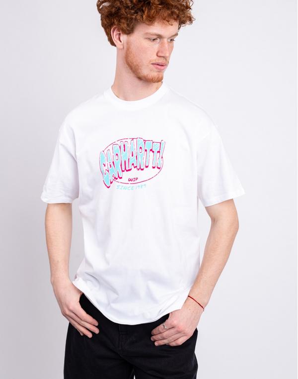Tričko Carhartt WIP S/S Hot Script T-Shirt White
