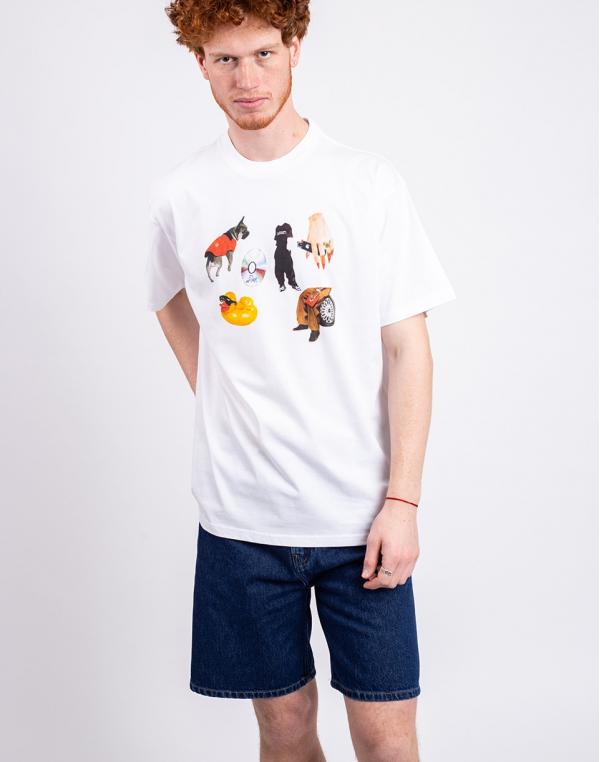 Tričko Carhartt WIP S/S Jacob Rochester T-Shirt White