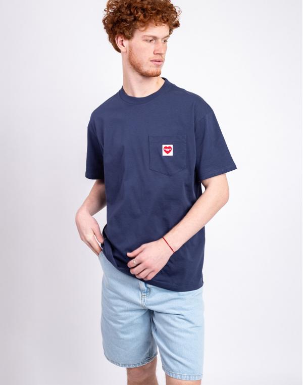 Tričko Carhartt WIP S/S Pocket Heart T-Shirt Blue