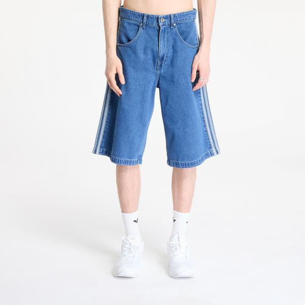 Šortky adidas Firebird Adicolor Denim Shorts Medium Blue Denim 30