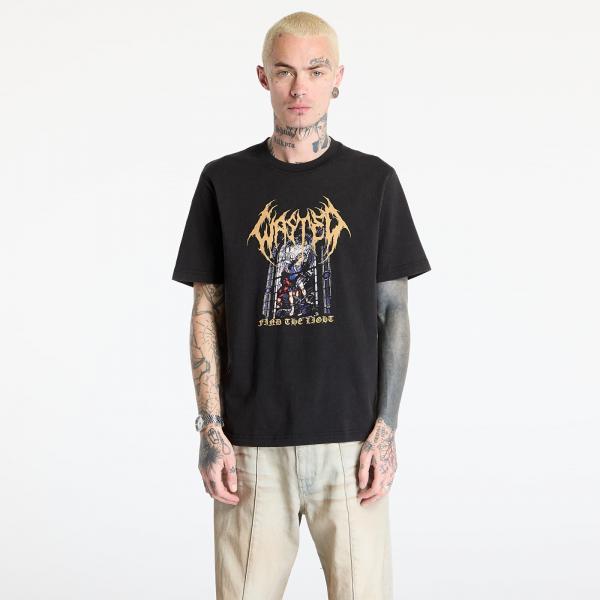 Tričko Wasted Paris M Light T-Shirt Faded Black XL
