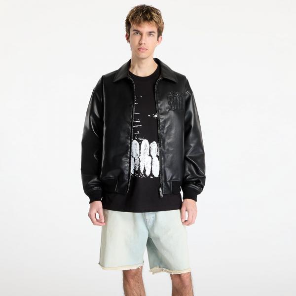 Bunda Wasted Paris Kingdom Curve Varsity Jacket Black M