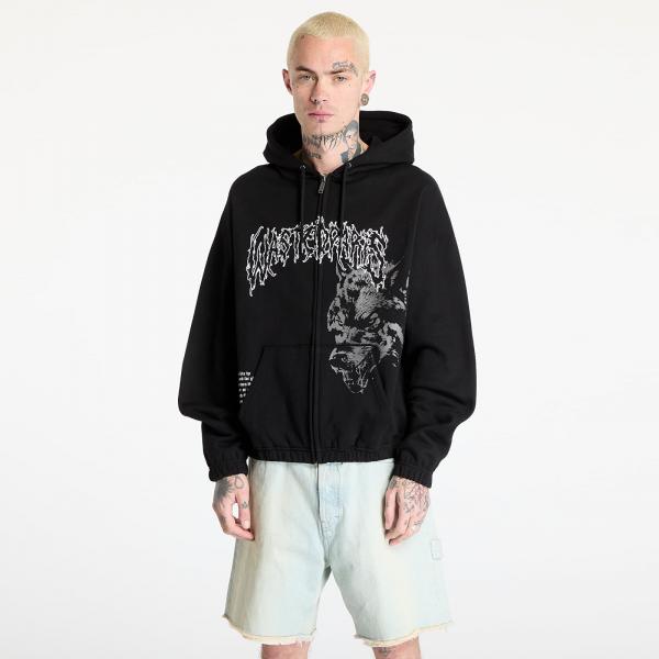 Mikina Wasted Paris M Varg Boxy Zip Hoodie Black XL