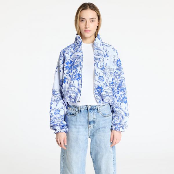 Bunda Nike Sportswear Collection Women's Oversized Jacquard Track Jacket White/ Hyper Royal/ White L