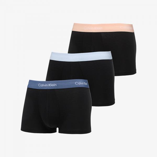 Boxerky Calvin Klein Low Rise Trunk 3-Pack Black L
