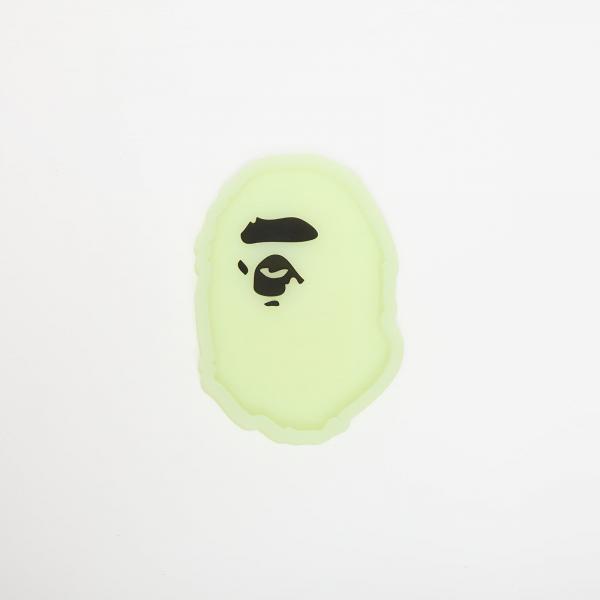 A BATHING APE Ape Head Glow In The Dark Tray Green Universal