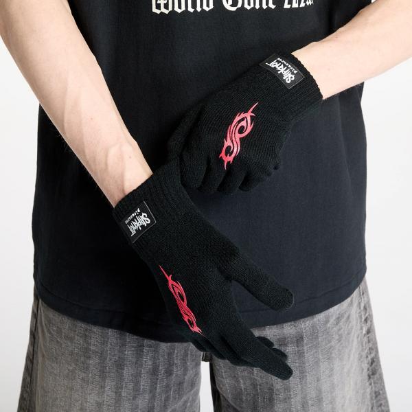 Rukavice PLEASURES Cult Knit Gloves Black Universal