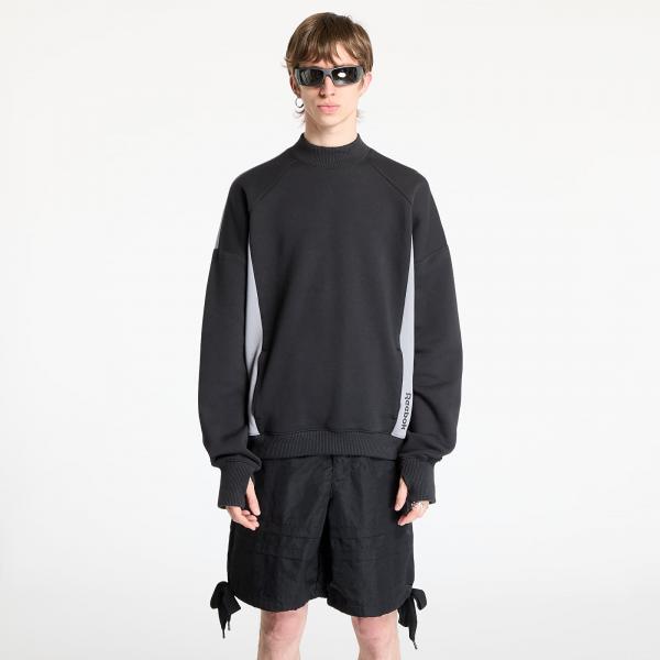Mikina Reebok French Terry Crewneck UNISEX Washed Black/ Grey 3 XL