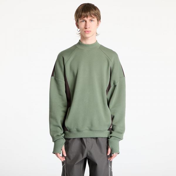 Mikina Reebok French Terry Crewneck UNISEX Breakaway Green/ Unearthed Brown S