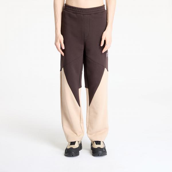 Tepláky Reebok Wide Leg Ft Unearthed Pants UNISEX Brown/ Tan XL