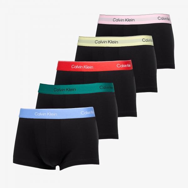Boxerky Calvin Klein Icon Cotton Stretch Low Rise Trunk 5-Pack Black L