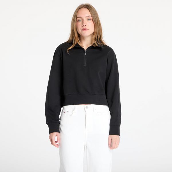 Mikina Calvin Klein Sport Pw - 1/4 Zip Sweatshirt Black M