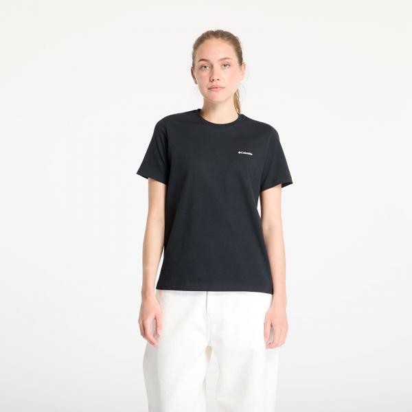 Tričko Columbia Boundless Beauty™ Logo Shortsleeve Tee Black/ Linear View L