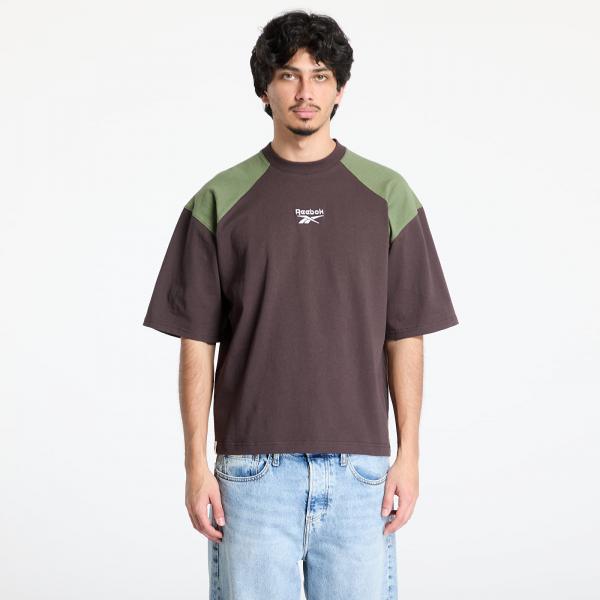 Tričko Reebok Cotton Shortsleeve T-Shirt UNISEX Unearthed Brown/ Breakaway Green XL