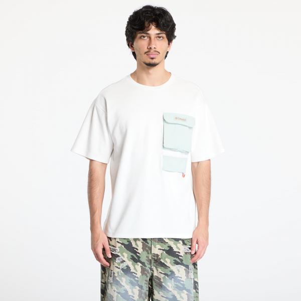Tričko Columbia Cove Beach™ Pocket Tee Sea Salt/ Cool Green L