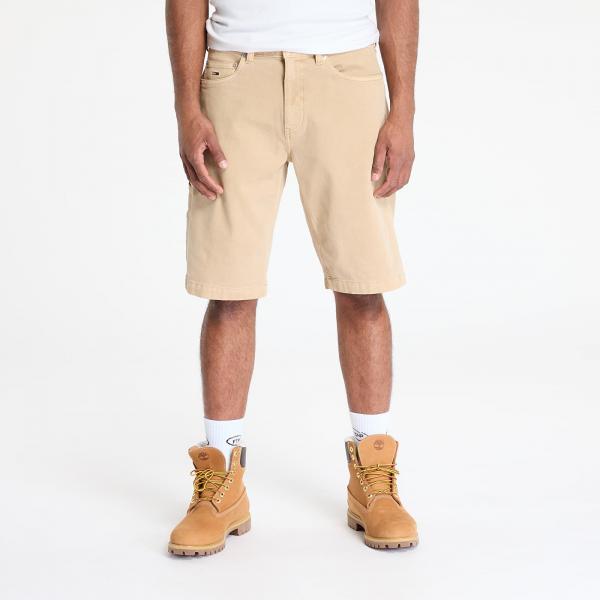 Šortky Tommy Jeans Jaimie Canvas Cargo Shorts Beige 31