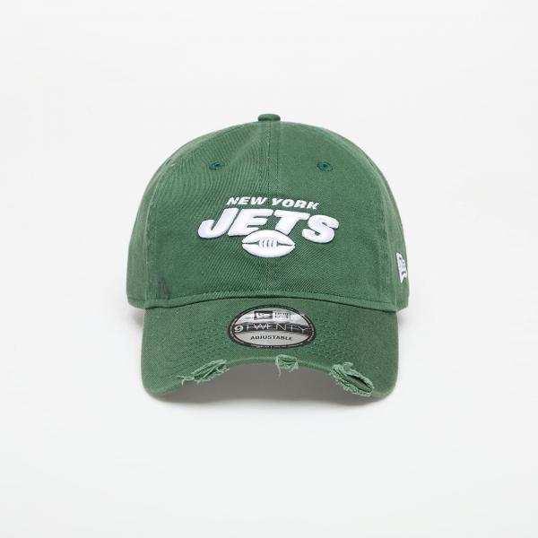 Kšiltovka New Era New York Jets 9TWENTY Washed Distress Adjustable Cap Cilantro Green Universal