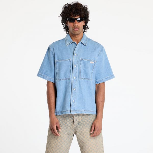 Košile Calvin Klein Jeans Bowler Shirt Denim Light M