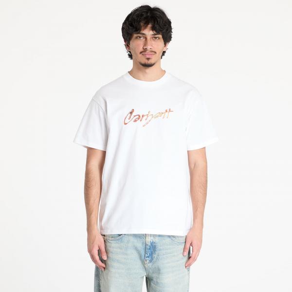 Tričko Carhartt WIP S/S Drip Script T-Shirt UNISEX White M