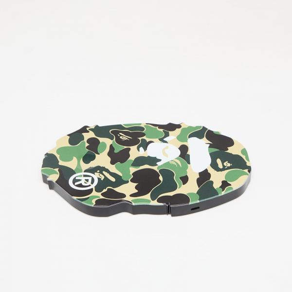 A BATHING APE Abc Camo Ape Head Wireless Charger Green Universal