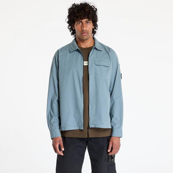 Bunda C.P. Company Organic Gabardine Full Zip Overshirt Stormy Weather L