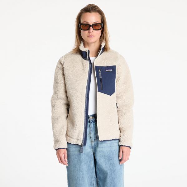Bunda Patagonia W's Classic Retro-X Jacket Natural/ New Navy L