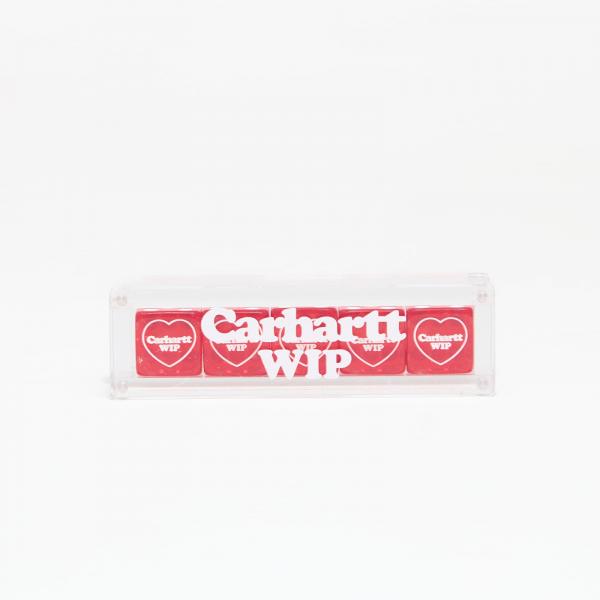 Carhartt WIP Heart Dice Set Scarlet Universal