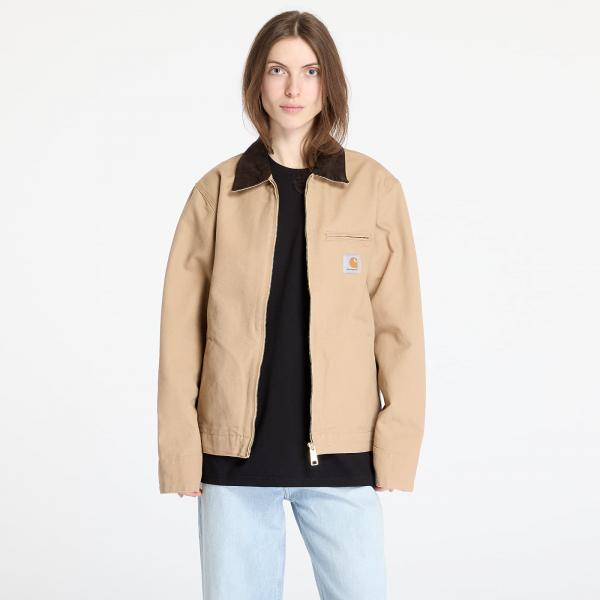 Bunda Carhartt WIP Detroit Jacket UNISEX Dusty H Brown/ Tobacco Rinsed XS