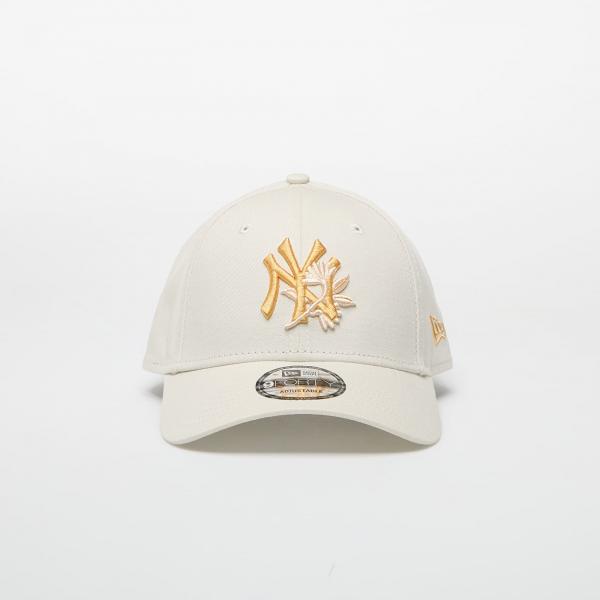 Kšiltovka New Era MLB 9FORTY Floral Icon New York Yankees Floral Icon Stone/Yellow Universal
