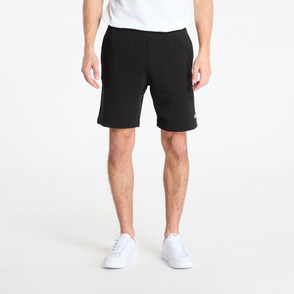 Šortky LACOSTE Non Brushed Fleece Shorts Black L