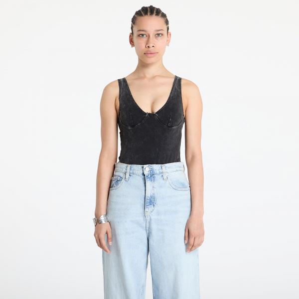 Body Patta Femme Acid Wash Bodysuit Black L